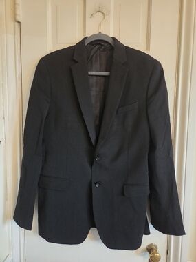 Banana Republic Men's Black Two-Button Sport Coat